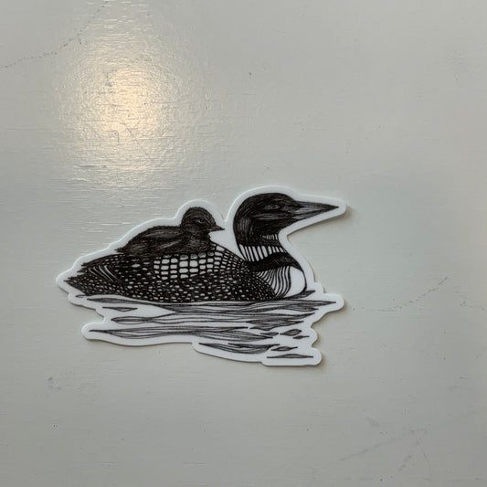 Maine Loon Sticker