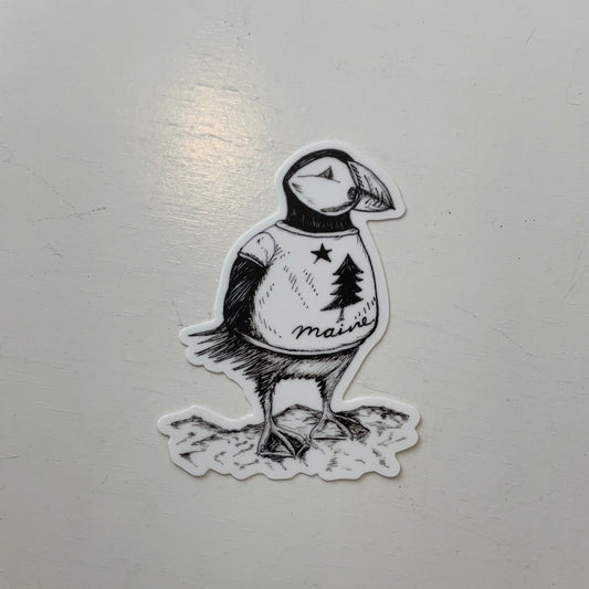 Maine Puffin Sticker