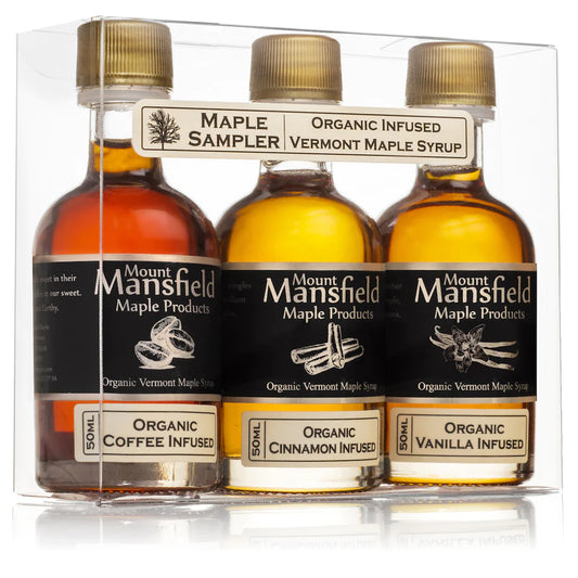 Organic Infused Vermont Maple Syrup Grade Sampler Set