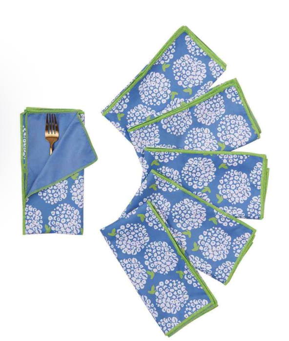 HYDRANGEA BLU DINNER NAPKIN