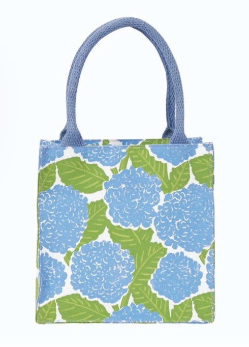 BLUE HYDRANGEA REUSABLE ITSY BITSY GIFT BAG