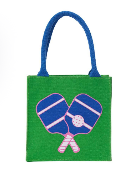 PICKLEBALL GREEN REUSABLE ITSY BITSY GIFT BAG