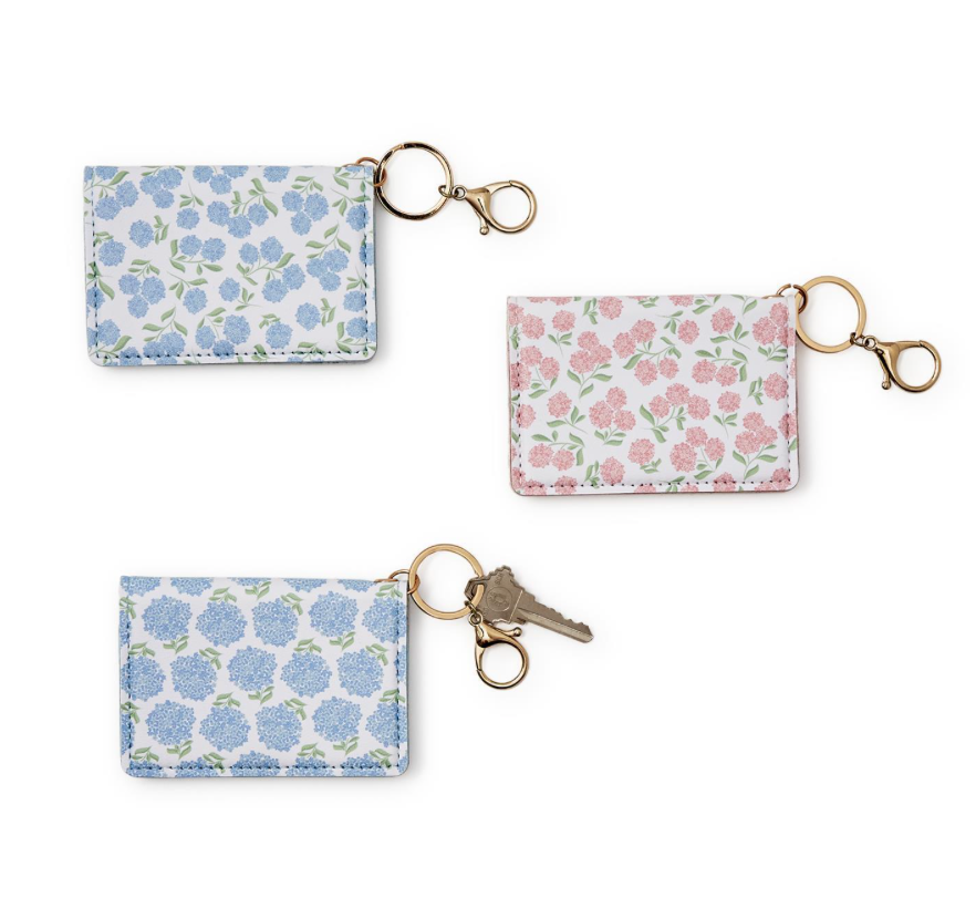 HYDRANGEA PRINT ID WALLET ASST 3 DESIGNS