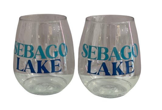 Shatterproof Wine Glass - Sebago Lake