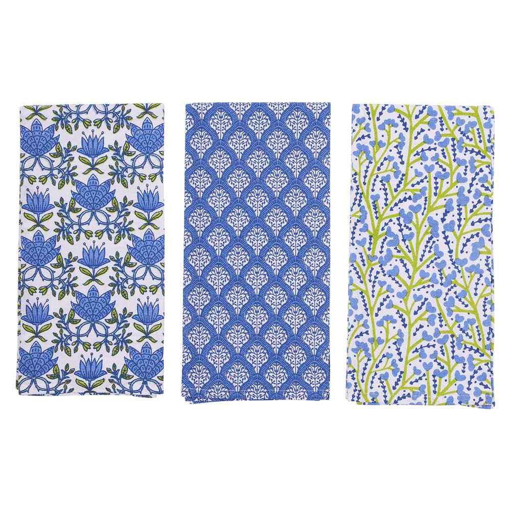 TILLY & FIFER COTTON KITCHEN TOWELS (SET OF 3)