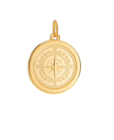 Colby Davis Pendant: GOLD Compass Rose