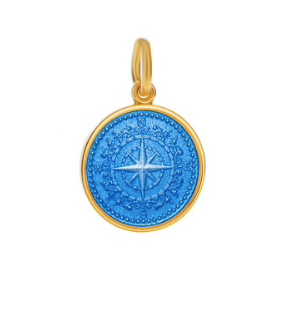 Colby Davis Pendant: GOLD Compass Rose