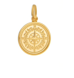 Colby Davis Pendant: GOLD Compass Rose