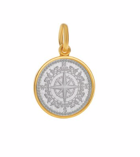 Colby Davis Pendant: GOLD Compass Rose