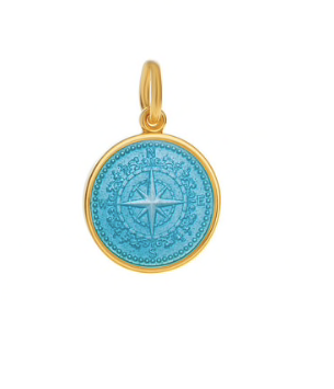 Colby Davis Pendant: GOLD Compass Rose