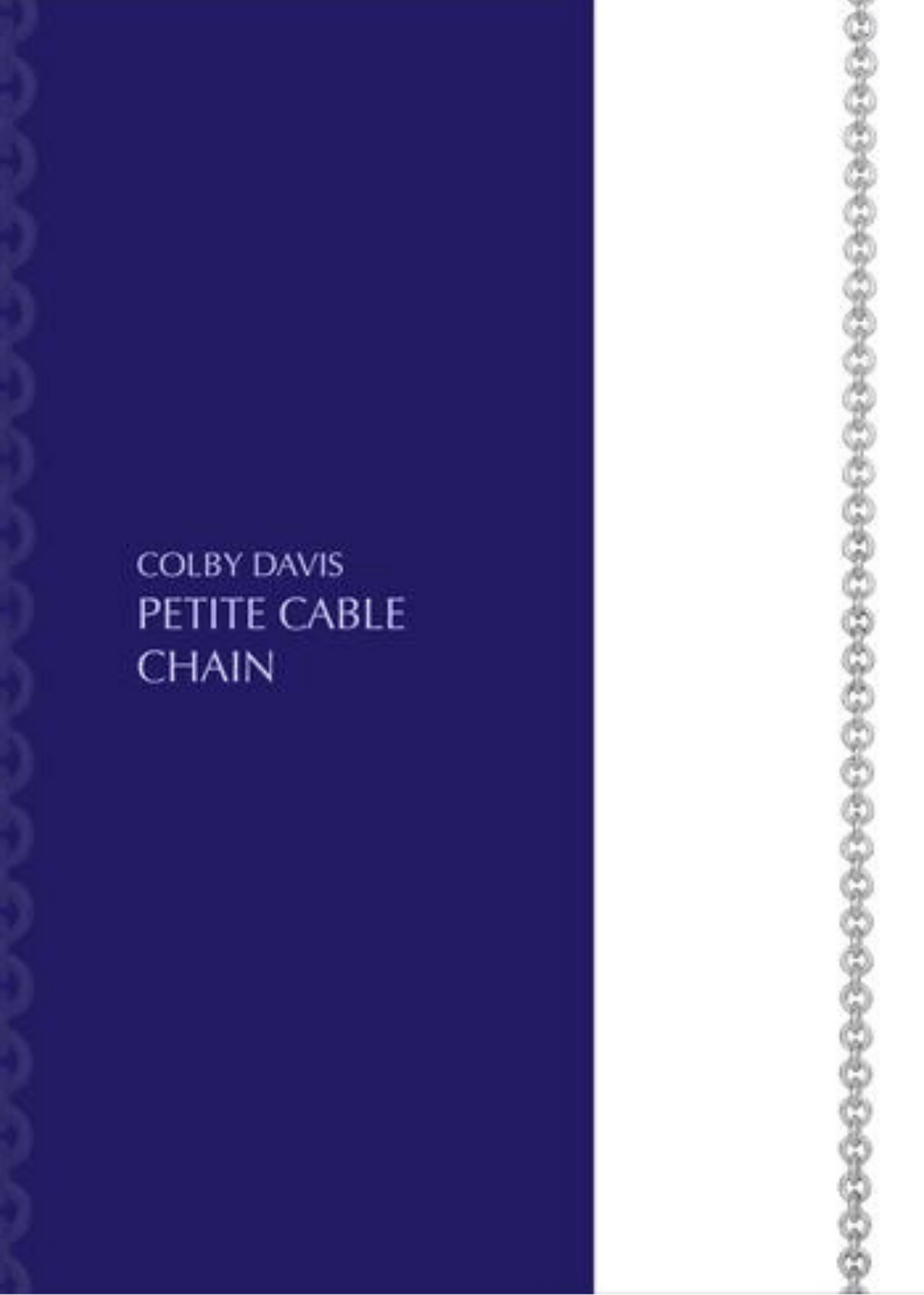 Colby Davis Chain: Petite Cable