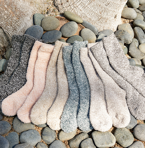 COZYCHIC HEATHERED SOCKS - Assorted Colors