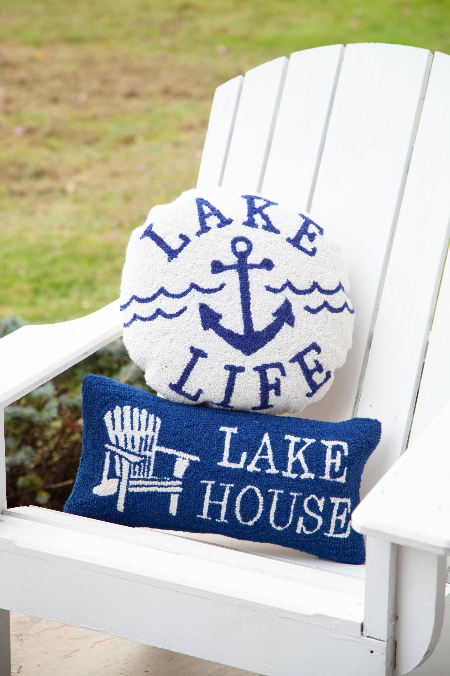 Lake House Hook Pillow