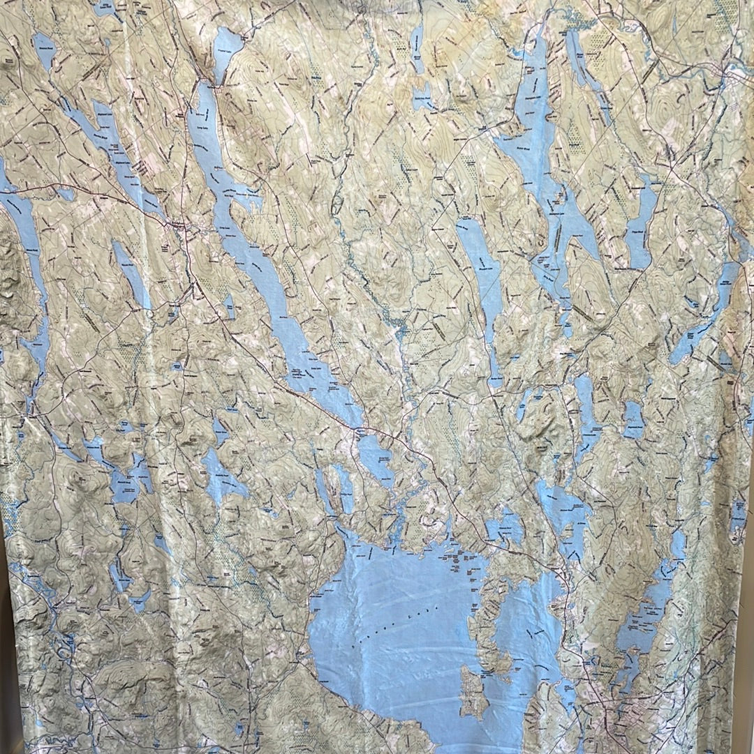 Blanket - Sebago Lake Map