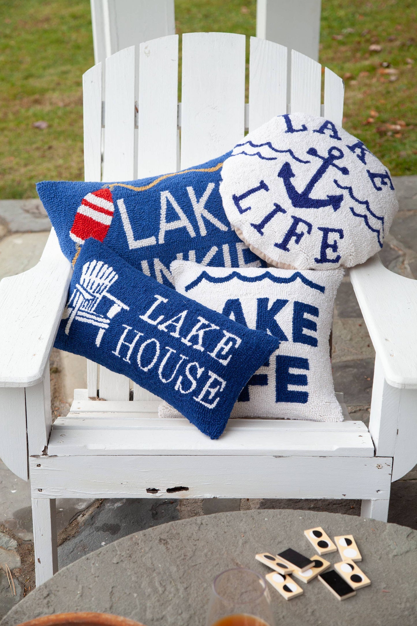 Lake House Hook Pillow