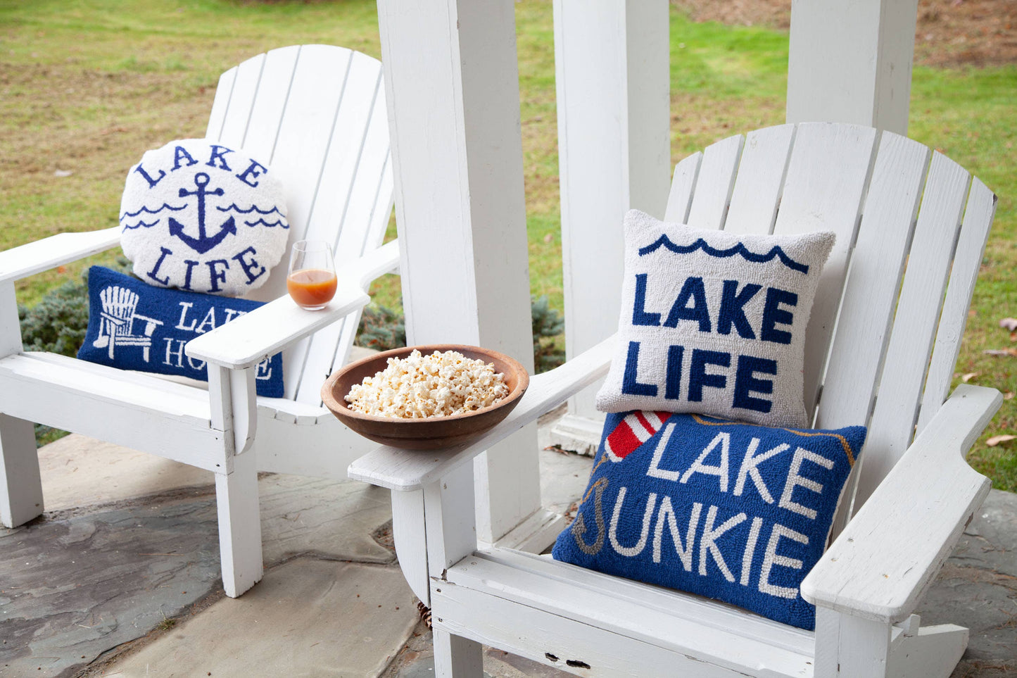 Lake House Hook Pillow