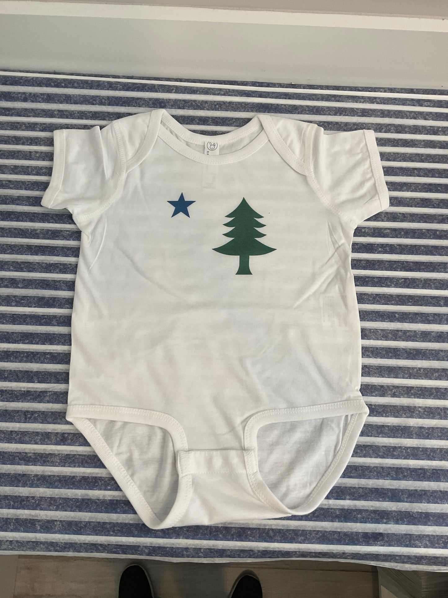 Maine Lake Baby Onesie