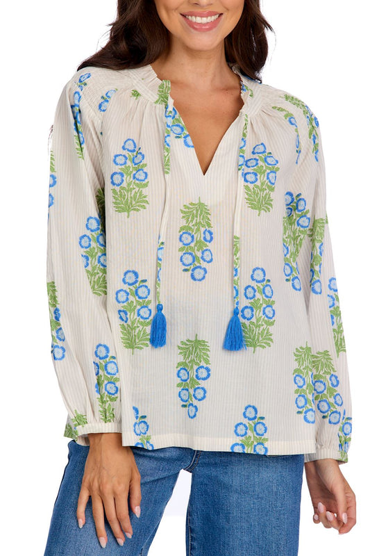 Jenaleigh Top - Blue