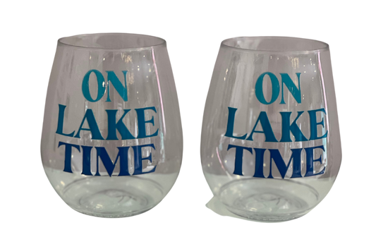 Shatterproof Wine Glass - On Lake Time