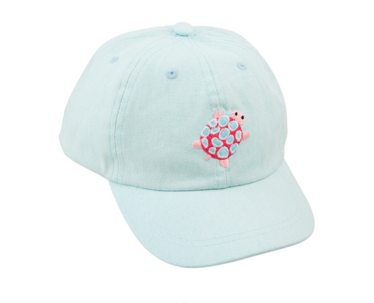 Turtle Embroidered Toddler Hat