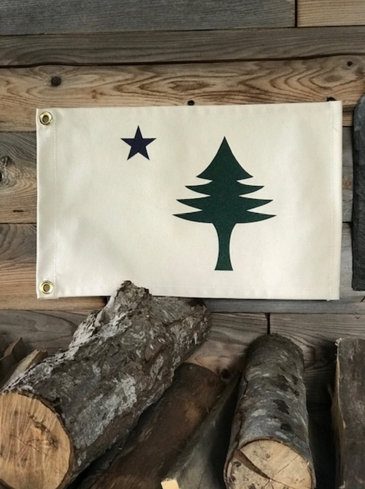 Canvas Flag Maine 1901