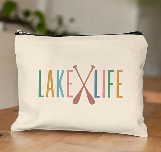 Lake Life Travel Cosmetic Bag