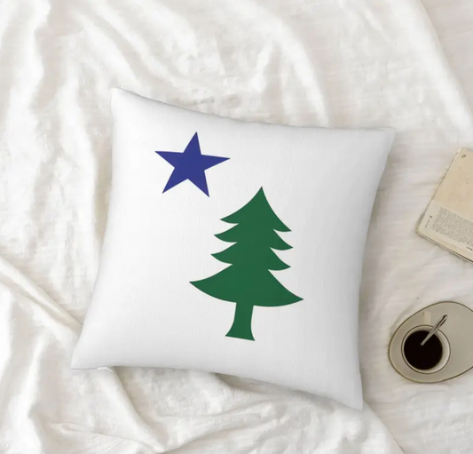 Maine 1901 Flag Pillow