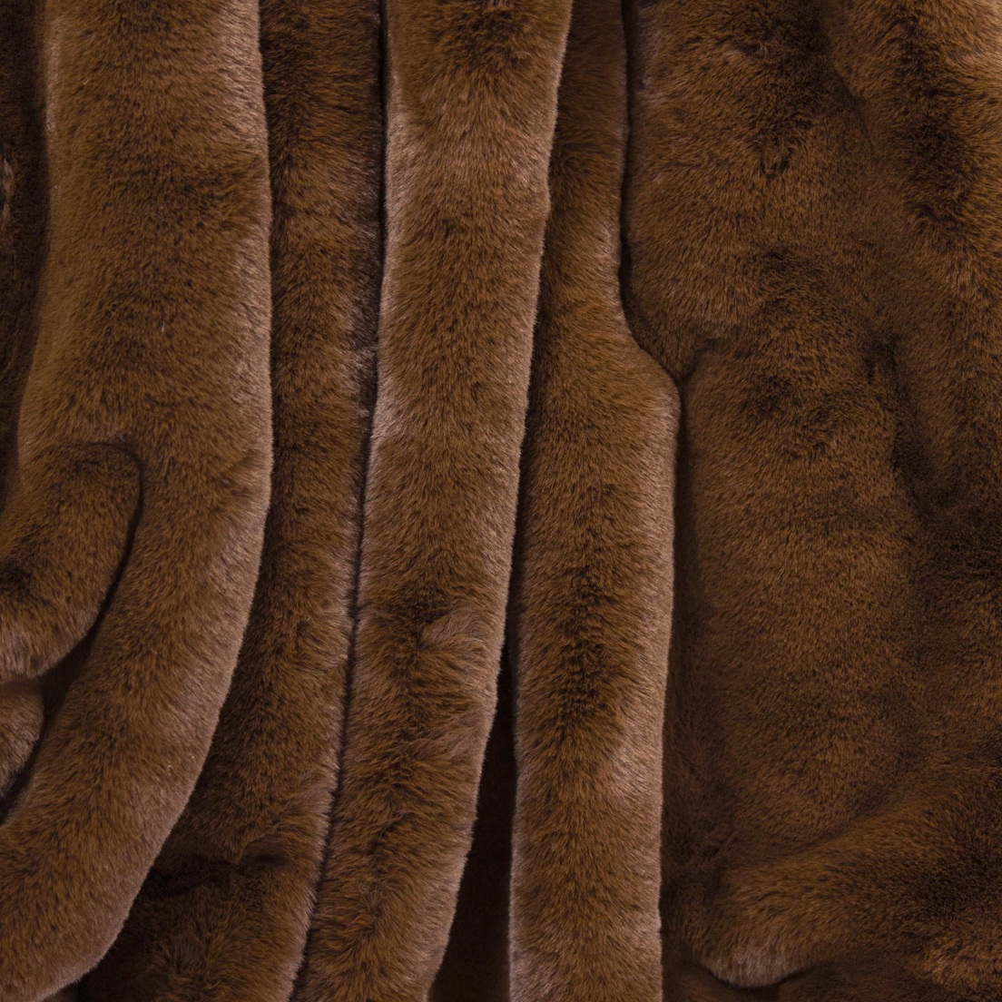 Chocolate Brown Faux Fur Original Blanket