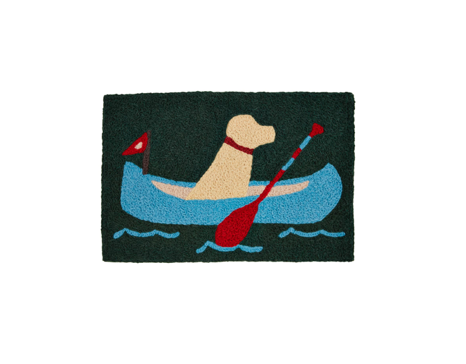 Dog Canoe Washable Rug