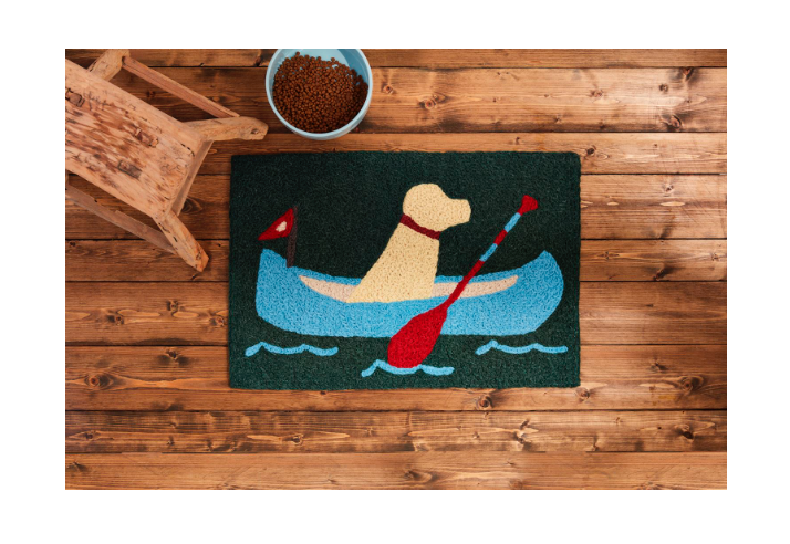 Dog Canoe Washable Rug