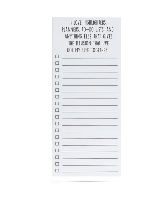 List Note Pad-Highlighters