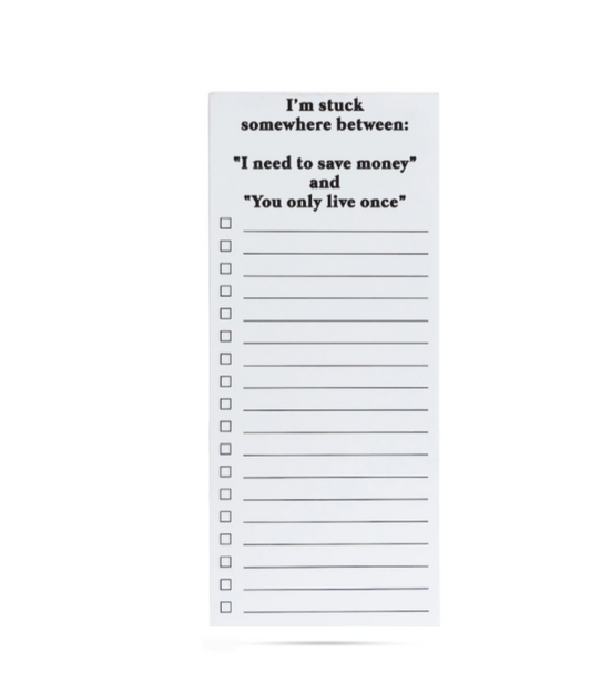 List Note Pad-Yolo