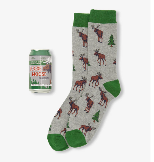 Men's Wild Moose Beer Can Socks