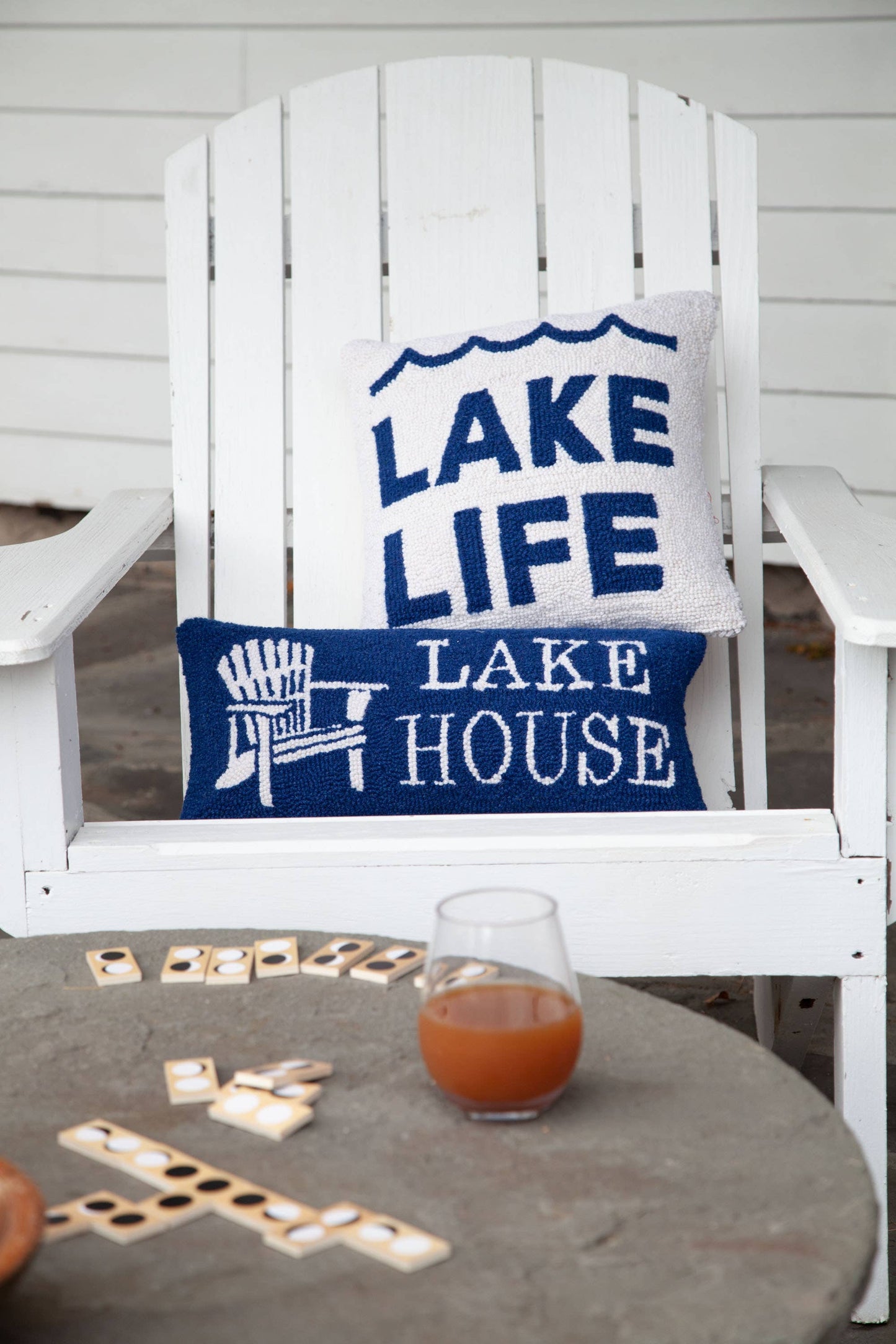 Lake House Hook Pillow