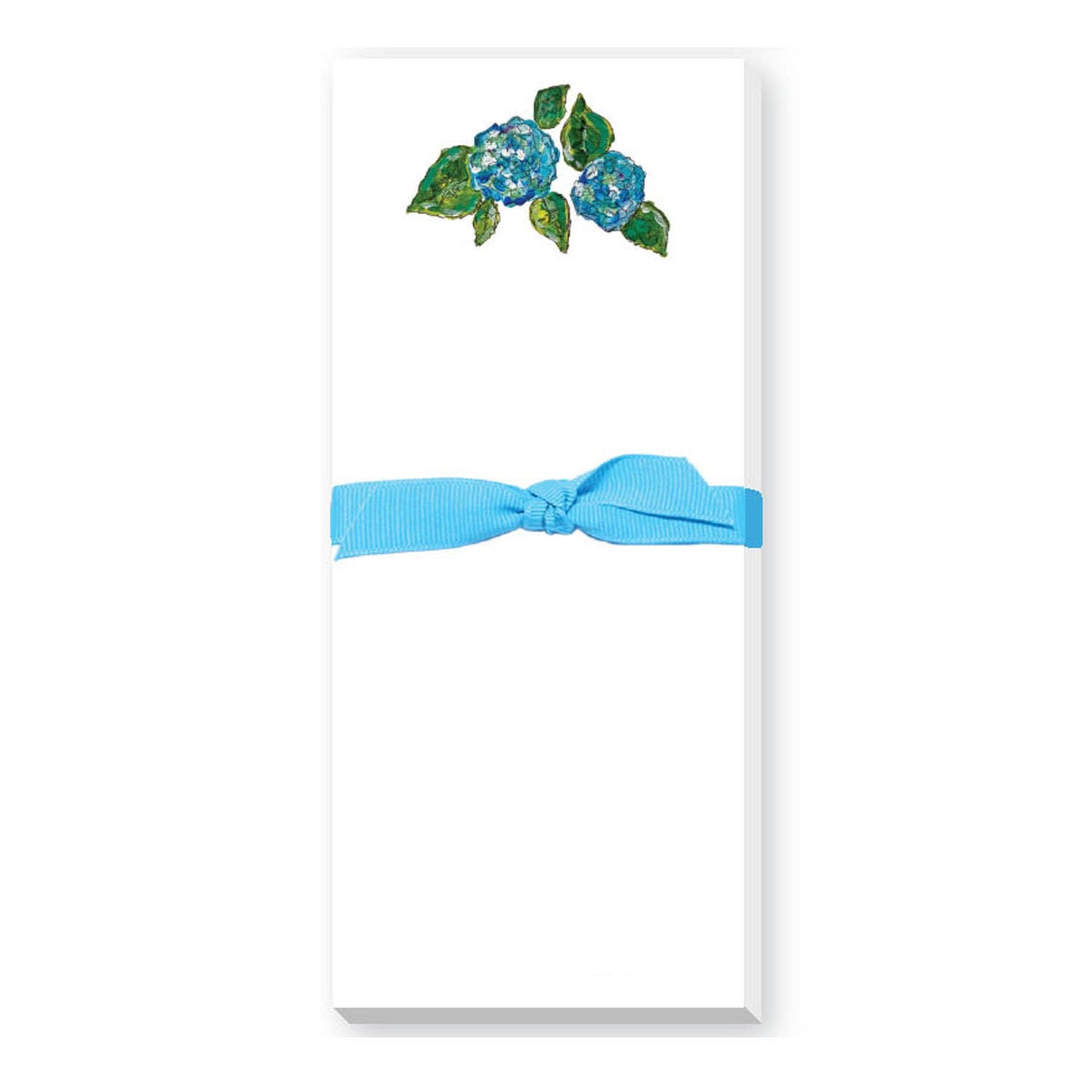 SKY BLUE HYDRANGEA SKINNIE NOTEPAD