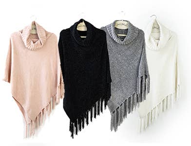 Beyond Soft Chenille Poncho