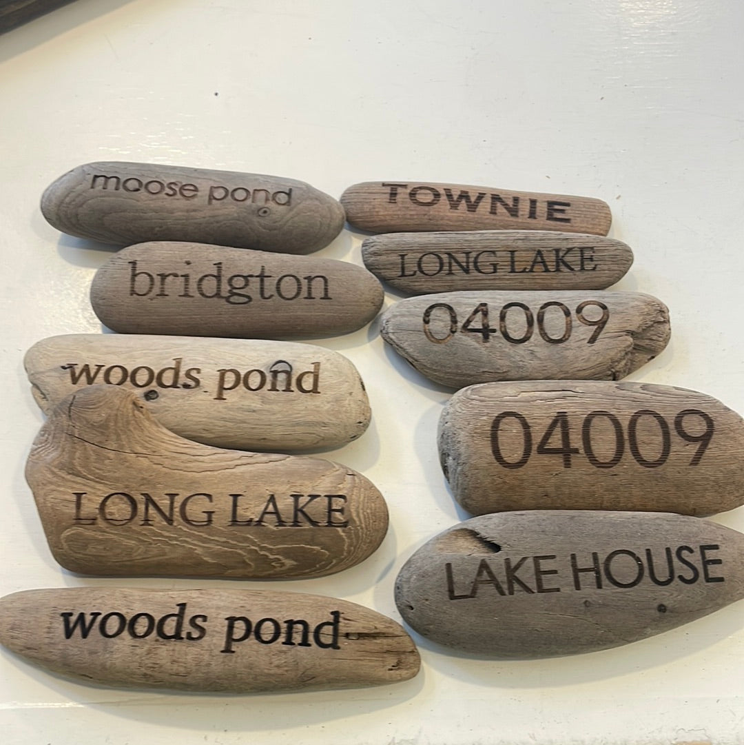 Engraved Driftwood