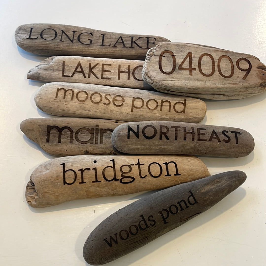 Engraved Driftwood