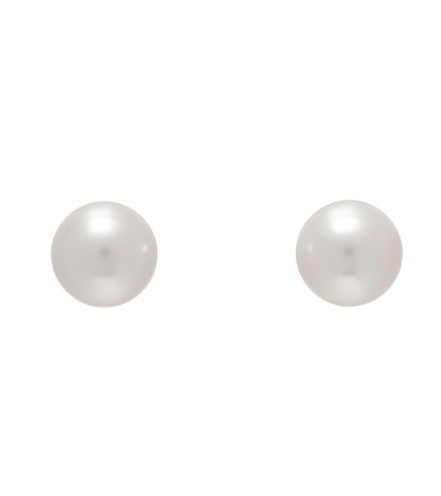 Classic Stud Earrings - Pearl 8mm