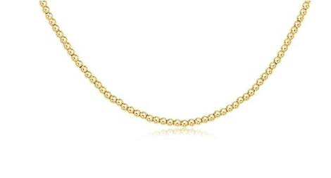 Choker Classic Gold 2.5mm Bead