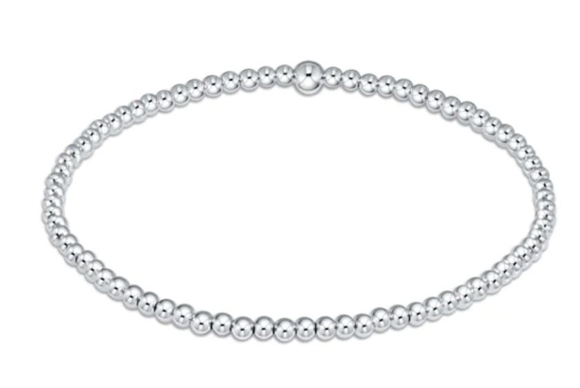 Classic Sterling 2.5mm Bead Bracelet