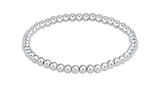 Classic Sterling 4mm Bead Bracelet