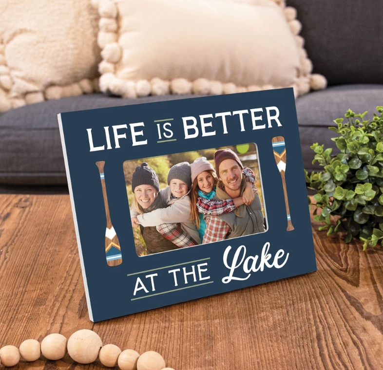 LIFE IS BETTER AT THE LAKE PHOTO FRAME (4X6 PHOTO)