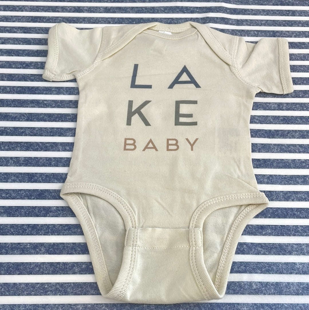 Maine Lake Baby Onesie