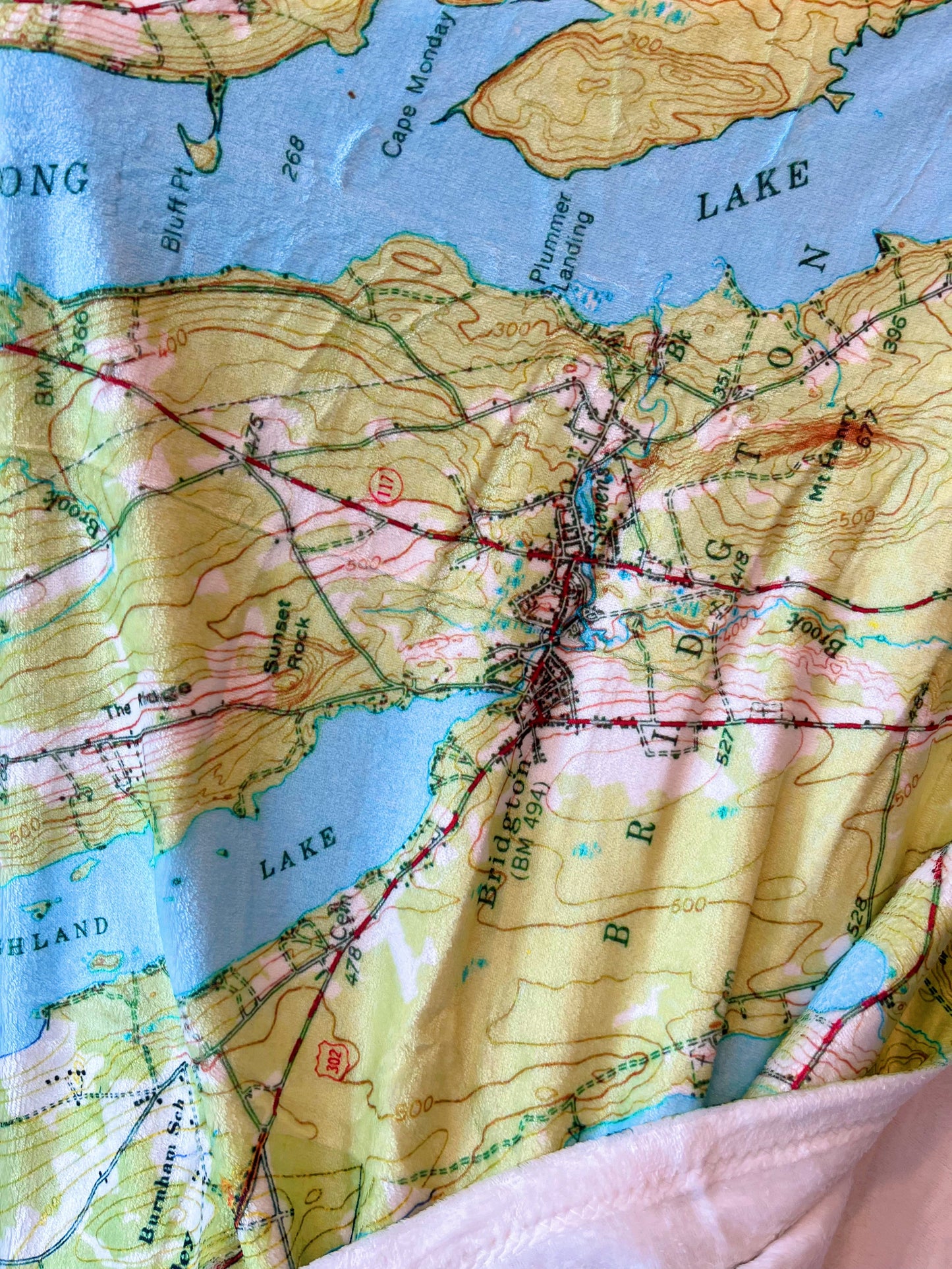 Blanket - Bridgton Map